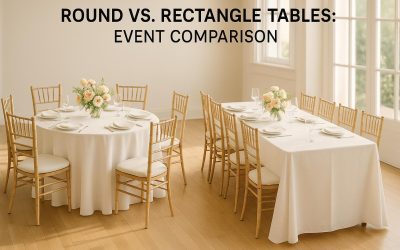 Round vs. Banquet Tables: Event Comparison