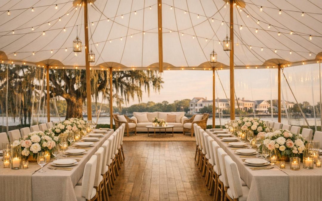 Designing a High-End Charleston Wedding with Custom Event Rentals