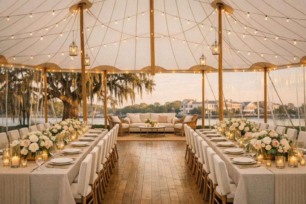 Designing a High-End Charleston Wedding with Custom Event Rentals ...