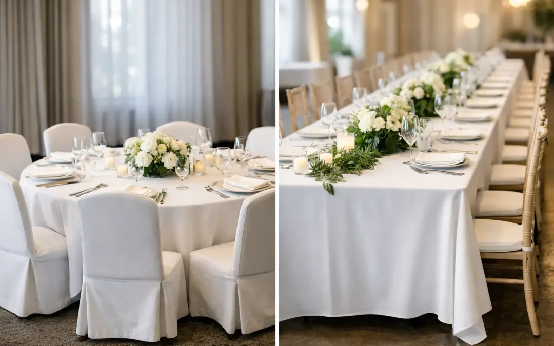 Round Tables vs Banquet Tables: Which Fits?