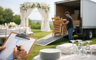 When Should Wedding Rentals Arrive?