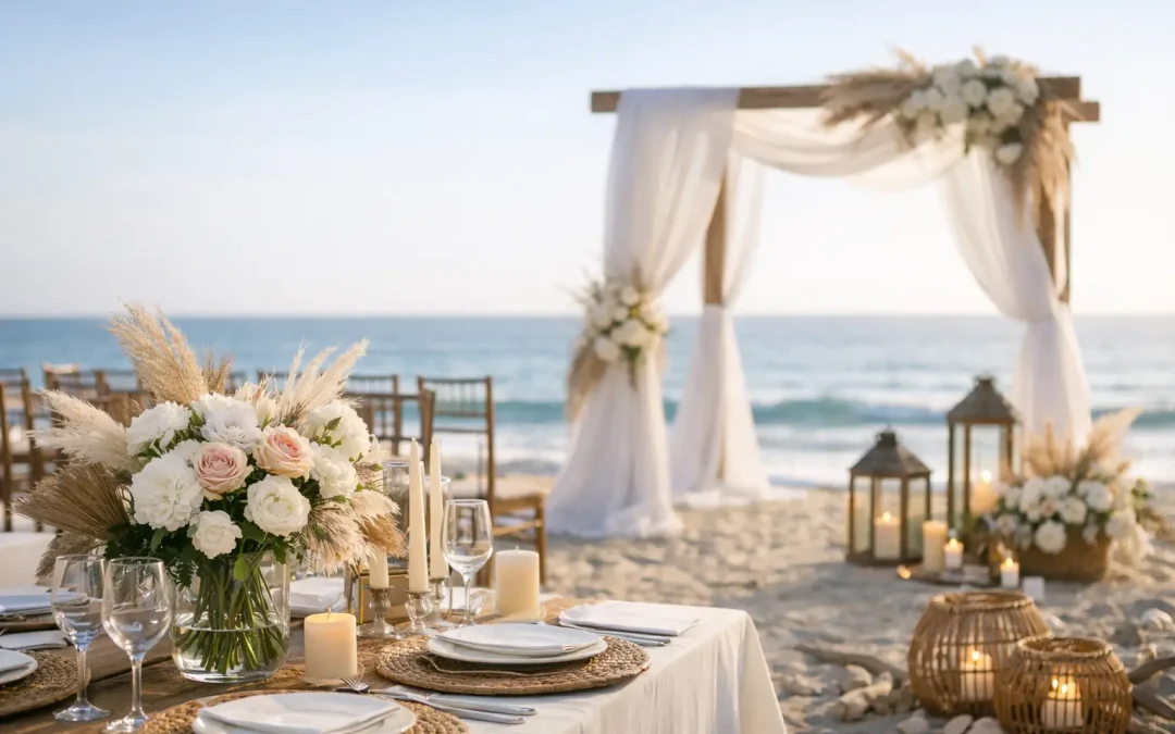 8 Coastal Wedding Decor Trends to Watch
