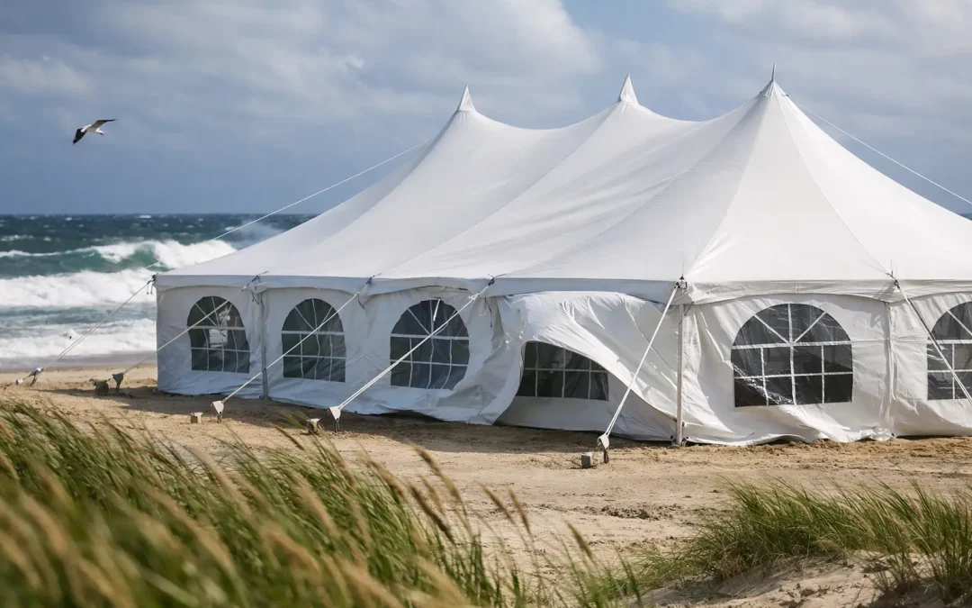 Can Rental Tents Handle Coastal Wind?