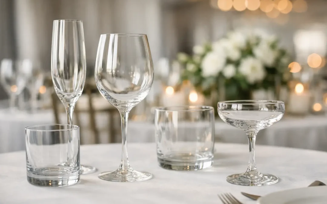 How to Choose Reception Glassware