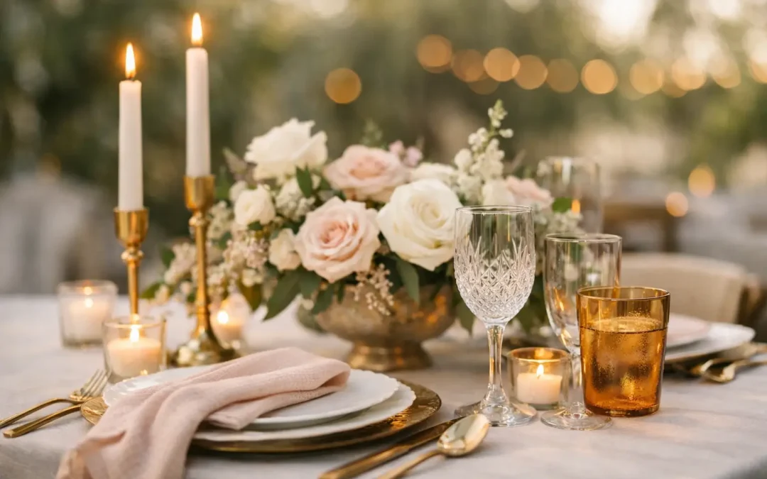 Wedding Tabletop Rentals That Set the Tone