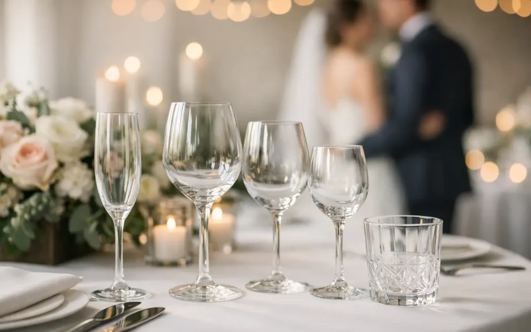 What Glassware Do Wedding Guests Need?